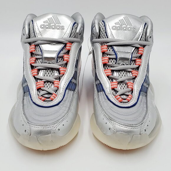 Adidas Men's 98 x Crazy BYW Basketball Shoes Silver Metallic EF5537 Size 6.5 - Picture 3 of 10